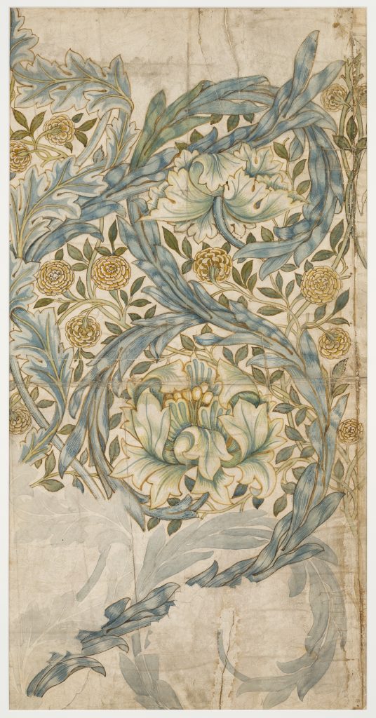 Design for African Marigold printed cotton